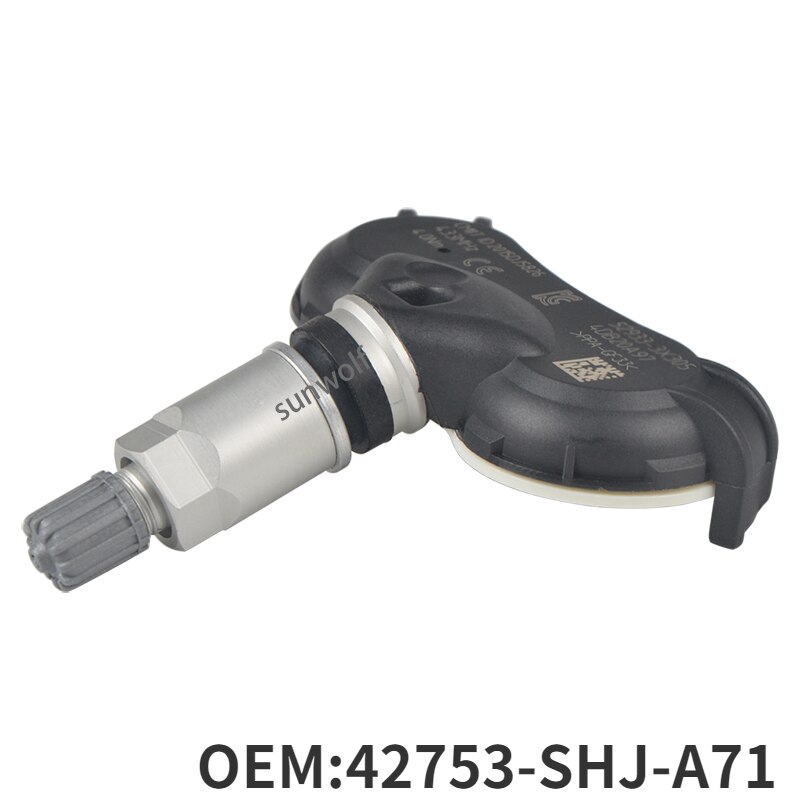 42753-SHJ-A71 Tire Pressure Sensor 315Mhz TPMS Aluminum for Honda Ridgeline Odyssey Pilot 42753SHJA71
